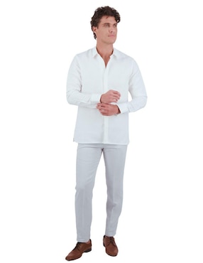 Camisa de vestir Camasha de manga larga para hombre