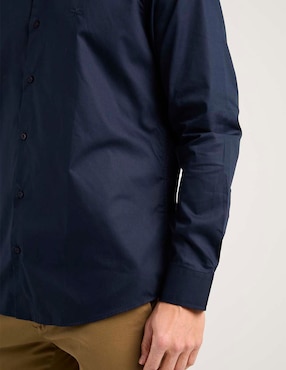 Camisa de vestir Puroego manga larga para hombre