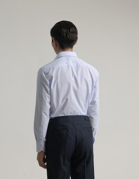 Camisa de vestir Puroego manga larga para hombre