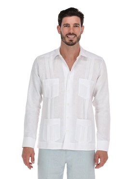 Guayabera manga larga Camasha para hombre