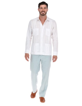 Guayabera manga larga Camasha para hombre