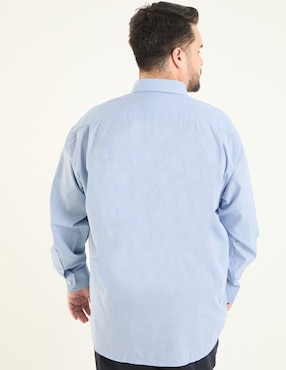 Camisa de vestir Manchester manga larga para hombre