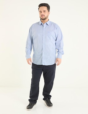 Camisa de vestir Manchester manga larga para hombre