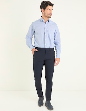 Camisa de vestir Manchester manga larga para hombre