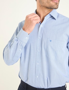 Camisa de vestir Manchester manga larga para hombre