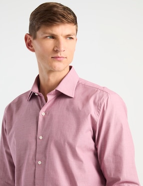 Camisa de vestir Nautica de algodón manga larga para hombre