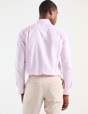Camisa casual Scappino de algodón manga larga para hombre