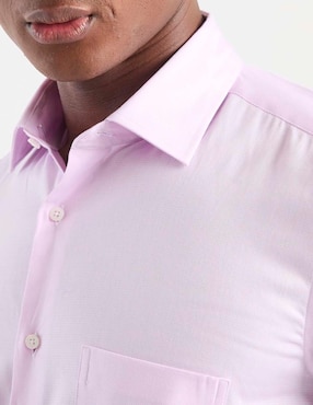 Camisa casual Scappino de algodón manga larga para hombre