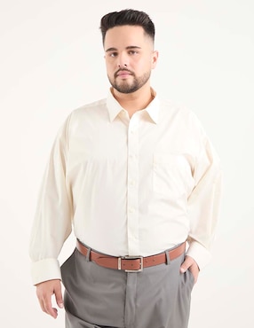 Camisa de vestir Manchester manga larga para hombre