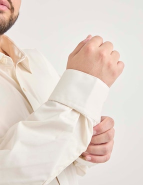 Camisa de vestir Manchester manga larga para hombre