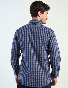 Camisa casual Regent Street manga larga para hombre