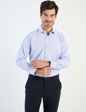 Camisa de vestir Regent Street manga larga para hombre