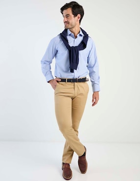 Camisa de vestir Regent Street manga larga para hombre