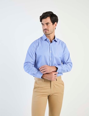 Camisa de vestir Regent Street manga larga para hombre