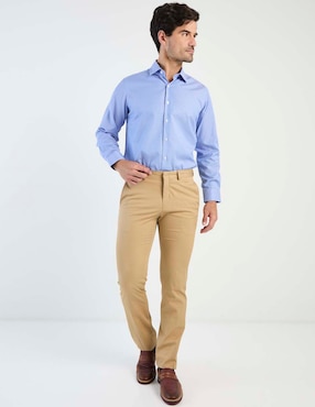 Camisa de vestir Regent Street manga larga para hombre