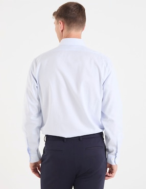 Camisa de vestir Brooks Brothers de algodón manga larga para hombre