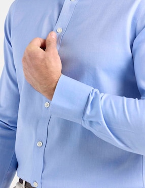 Camisa de vestir Charles Tyrwhitt de algodón manga larga para hombre