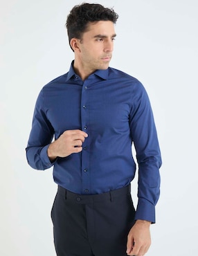 Camisa de vestir Charles Tyrwhitt de algodón manga larga para hombre