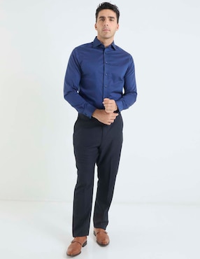 Camisa de vestir Charles Tyrwhitt de algodón manga larga para hombre