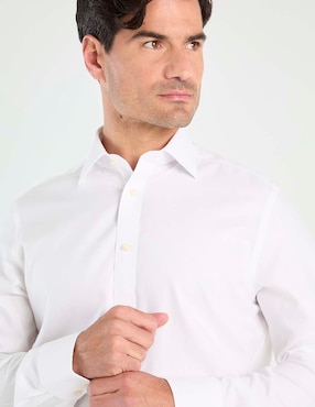 Camisa de vestir Charles Tyrwhitt de algodón manga larga para hombre