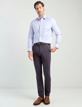 Camisa de vestir Charles Tyrwhitt de algodón manga larga para hombre