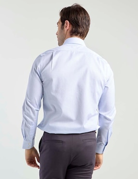 Camisa de vestir Charles Tyrwhitt de algodón manga larga para hombre