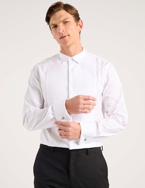 Camisa de vestir Charles Tyrwhitt de algodón manga larga para hombre