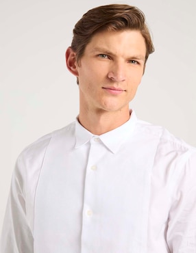 Camisa de vestir Charles Tyrwhitt de algodón manga larga para hombre