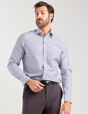 Camisa de vestir Charles Tyrwhitt de algodón manga larga para hombre