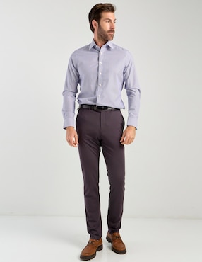 Camisa de vestir Charles Tyrwhitt de algodón manga larga para hombre