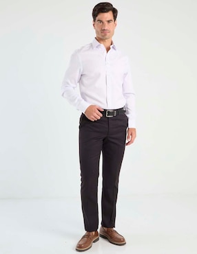 Camisa de vestir Charles Tyrwhitt de algodón manga larga para hombre