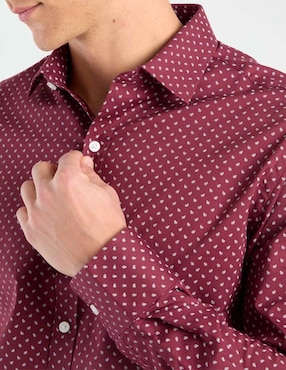 Camisa de vestir Tommy Hilfiger de algodón manga larga para hombre