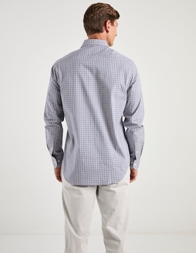 Camisa de vestir Tommy Hilfiger de algodón manga larga para hombre