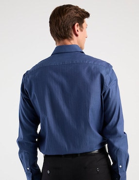 Camisa de vestir Tommy Hilfiger de algodón manga larga para hombre