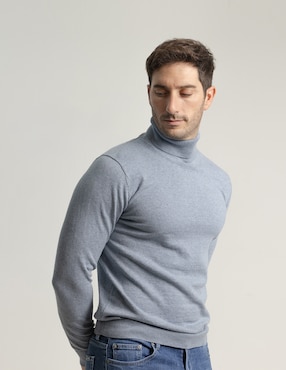 Suéter Puroego cuello tortuga para hombre