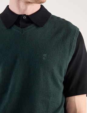 Suéter Puroego cuello V para hombre
