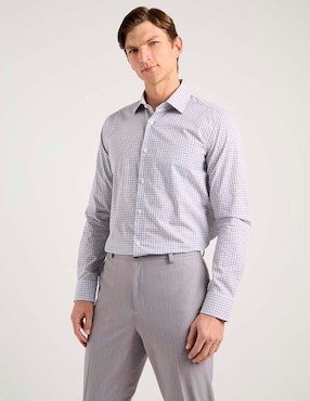 Camisa de vestir Scappino de algodón manga larga para hombre