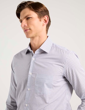 Camisa de vestir Scappino de algodón manga larga para hombre