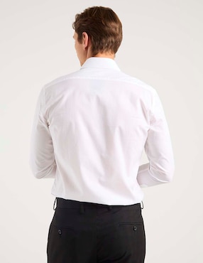 Camisa de vestir Scappino de algodón manga larga para hombre