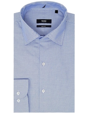Camisa de vestir Nautica de algodón manga larga para hombre