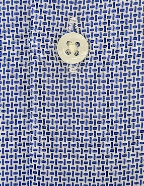 Camisa de vestir Nautica de algodón manga larga para hombre