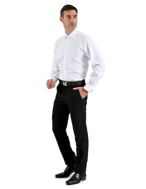 Camisa de vestir Michel Blanc manga larga para hombre