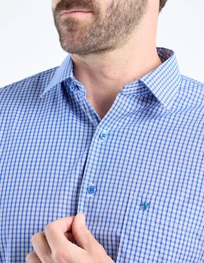 Camisa casual Manchester manga larga para hombre