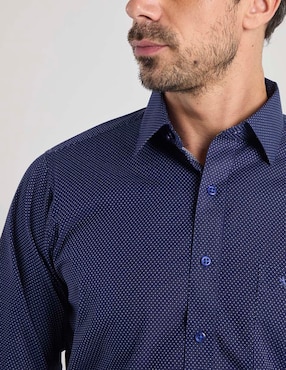 Camisa de vestir Manchester manga larga para hombre