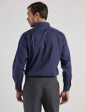 Camisa de vestir Manchester manga larga para hombre