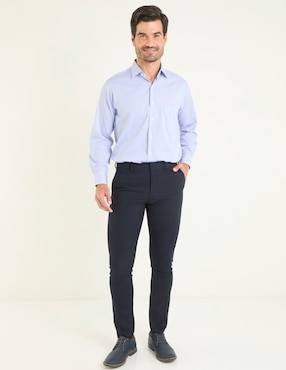 Camisa de vestir Manchester manga larga para hombre