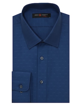 Camisa de vestir John Henry manga larga para hombre