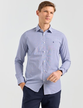 Camisa de vestir Original Penguin de bambú manga larga para hombre