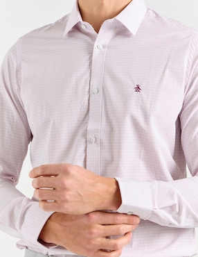 Camisa de vestir Original Penguin de bambú manga larga para hombre