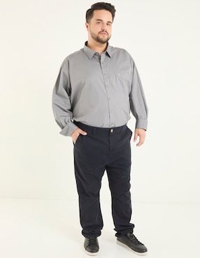Camisa de vestir Manchester manga larga para hombre